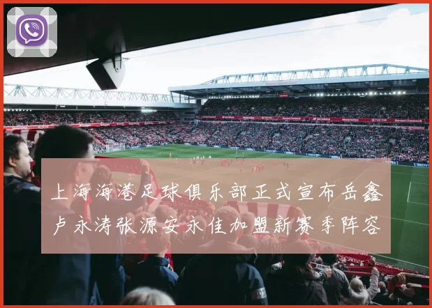 上海海港足球俱乐部正式宣布岳鑫卢永涛张源安永佳加盟新赛季阵容更新